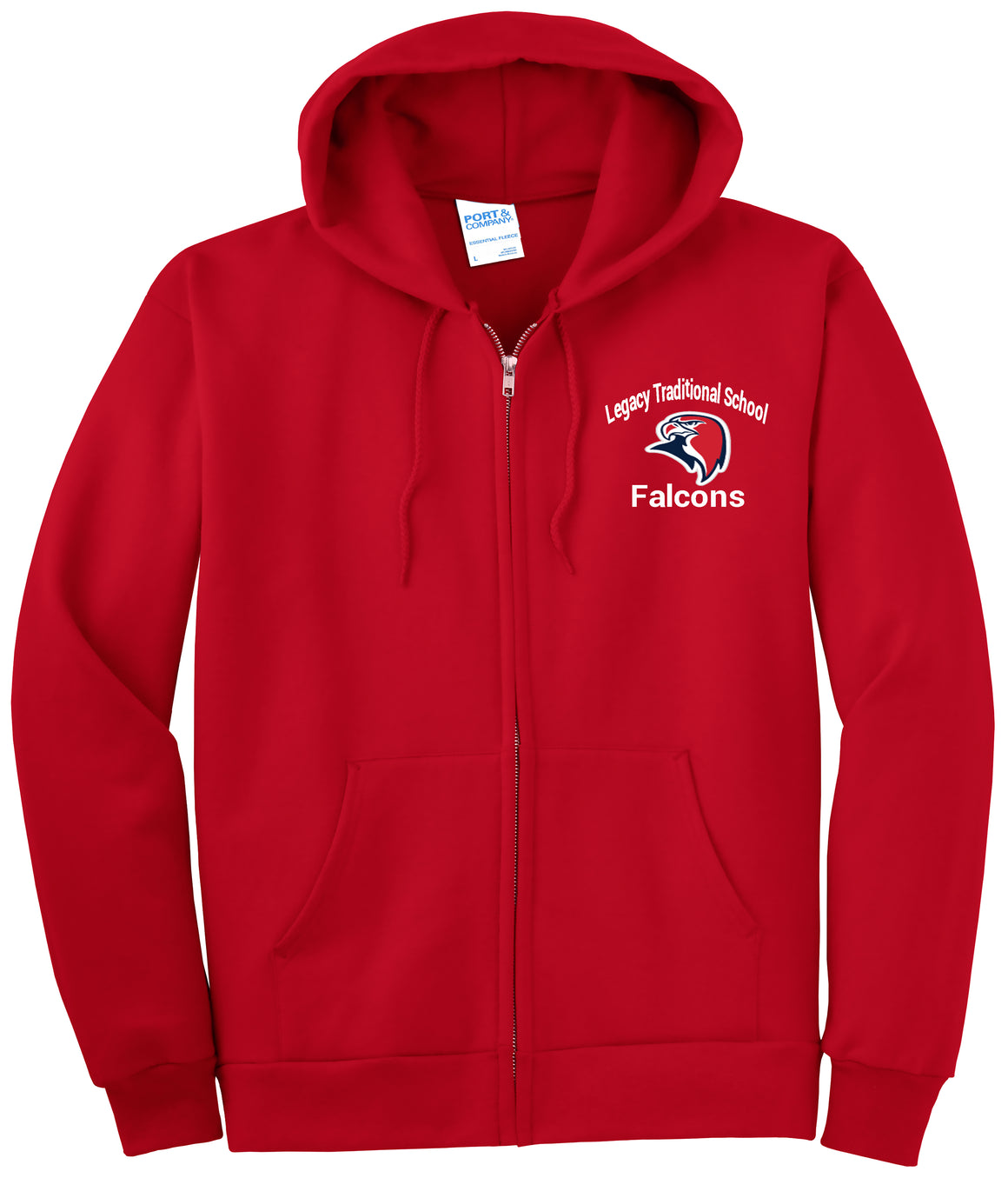 Outlet - Adult Small Surprise Red Zip Up Hoodie