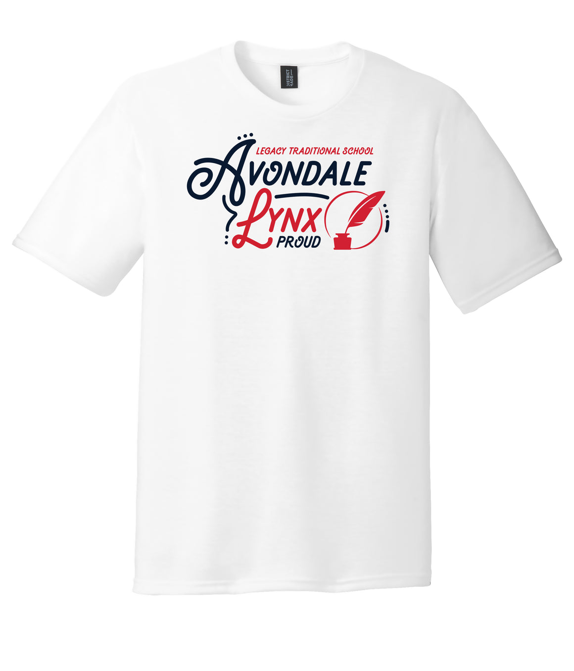 Legacy Traditional School Avondale - White Spirit Day Shirt w/Quill