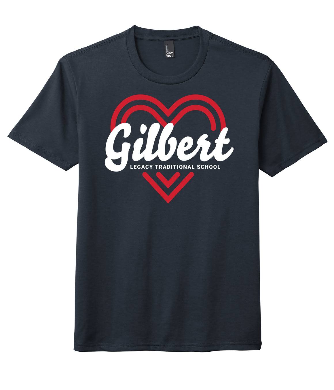 Legacy Traditional School Gilbert - Navy Spirit Day Shirt w/Heart