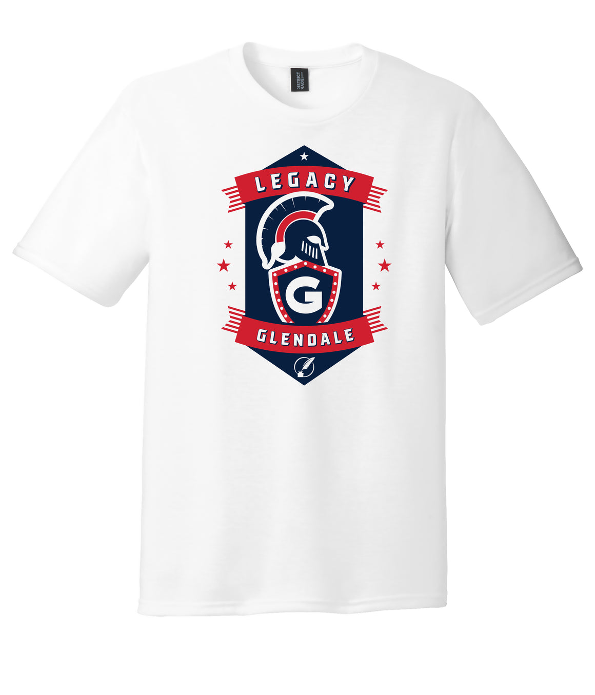 Legacy Traditional School Glendale - White Spirit Day Shirt w/Mascot