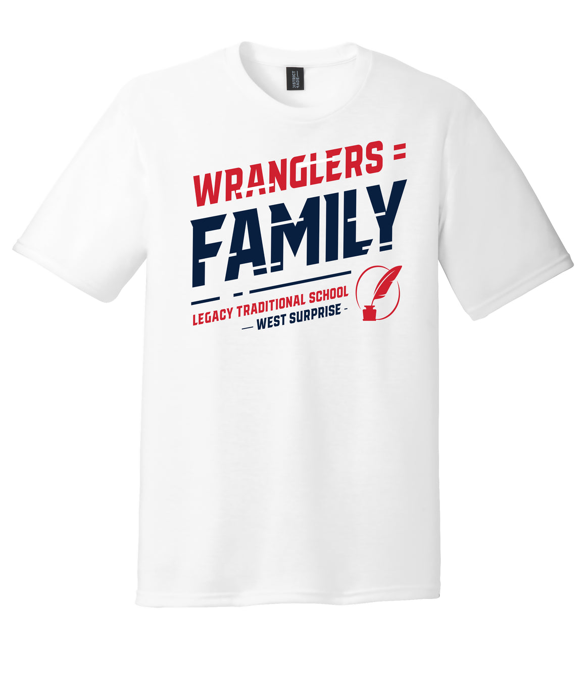 Legacy Traditional School West Surprise - White Spirit Day Shirt w/Family