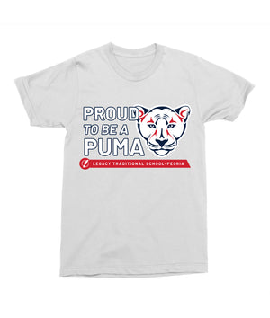 Legacy Traditional School Peoria - Mascot Pride White Spirit Shirt