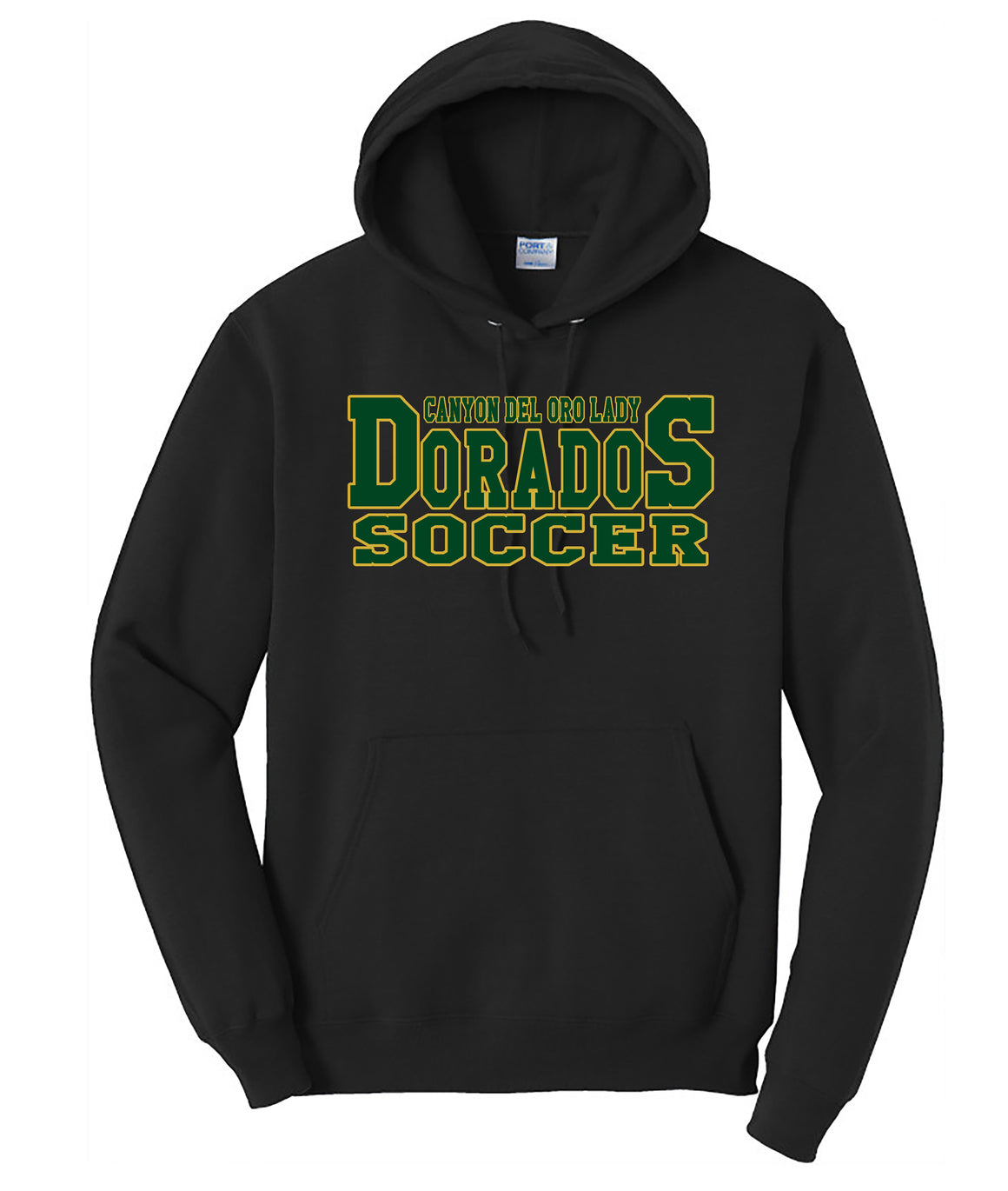 Canyon Del Oro Hoodie - Lady Dorados Stacked Print
