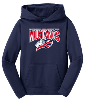 LTS NW Tucson PTO - Pull Over Hoodie Arched Mustangs Print