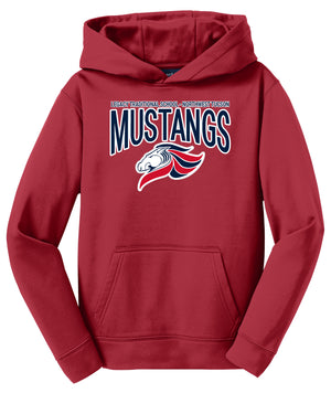 LTS NW Tucson PTO - Pull Over Hoodie Arched Mustangs Print
