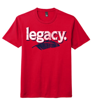 Legacy  - Red Spirit Day Shirt w/Quill **This is a Distressed Print Design**