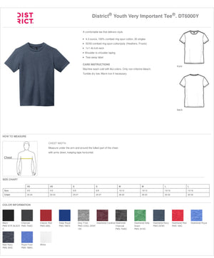 Legacy  - Red Spirit Day Shirt w/Quill **This is a Distressed Print Design**