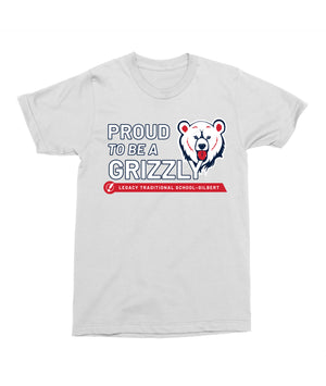 Legacy Traditional School Gilbert - Mascot Pride White Spirit Day Shirt