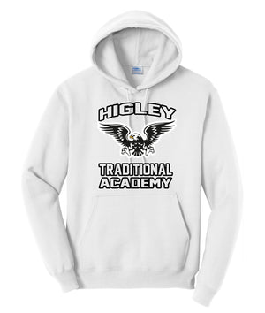Higley Traditional Academy - White Pull Over Hoodie
