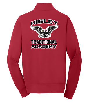 Higley Traditional School - Red Fleece Zip Up