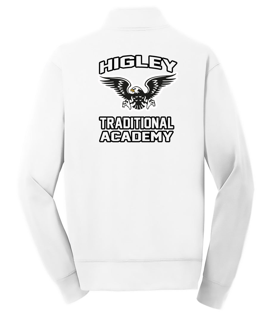 Higley Traditional Academy - White Fleece Zip Up