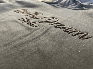 Live The Dream Media Puff Embroidered Hoodie