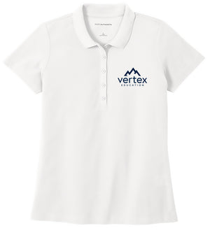 Vertex Education Ladies PA White Polo