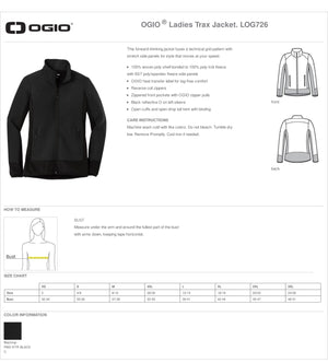 Vertex Education Ladies Ogio Trax Jacket