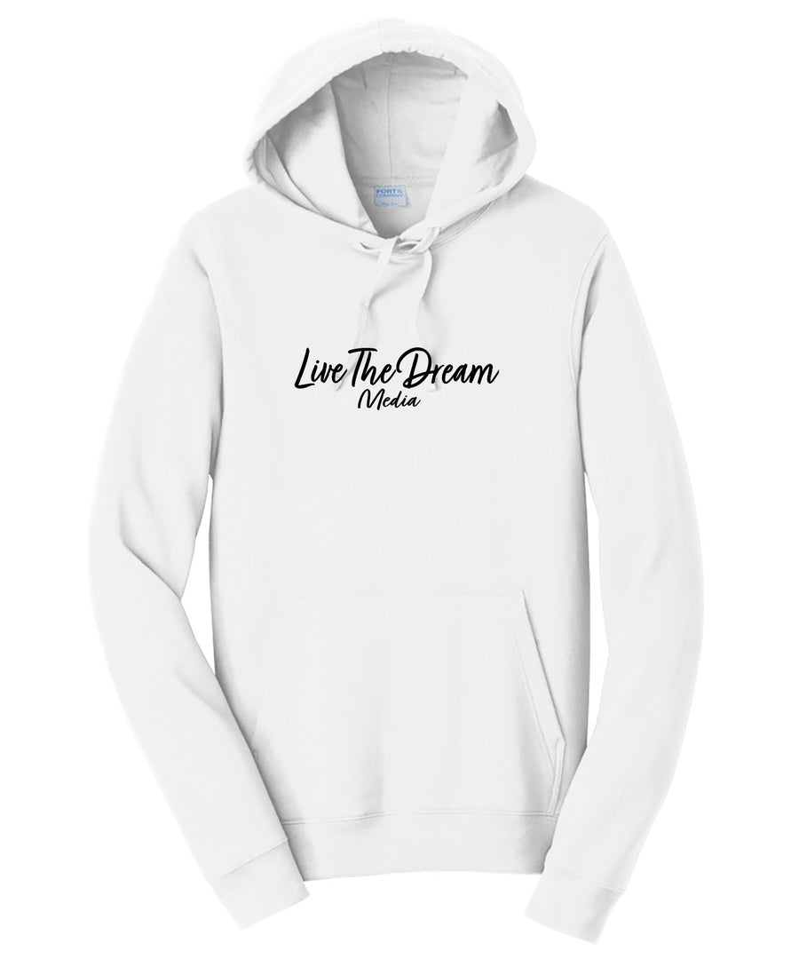 Live The Dream Media Hoodie with Script