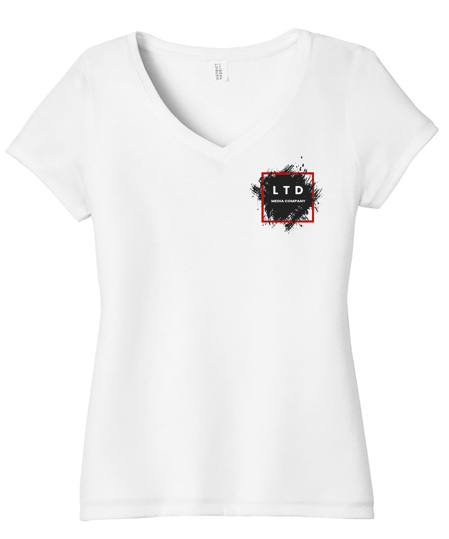 Live The Dream Media Ladies V Neck