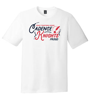 Legacy Traditional School Cadence - White Spirit Day Shirt w/Quill