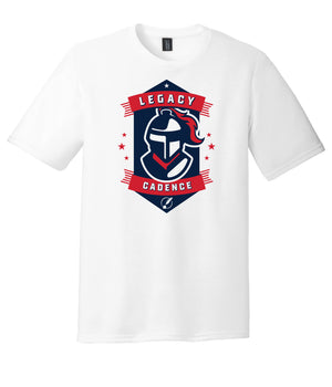 Legacy Traditional School Cadence - White Spirit Day Shirt w/Mascot