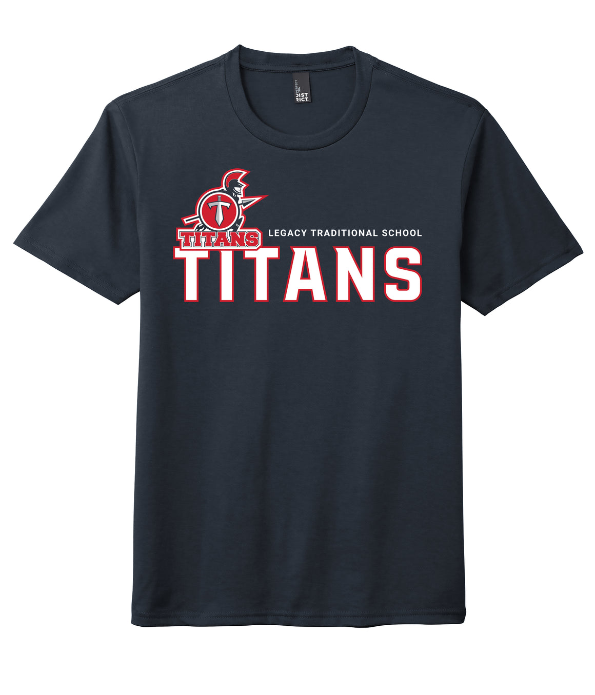 Legacy Traditional School Chandler - Navy Spirit Day Shirt w/Mascot