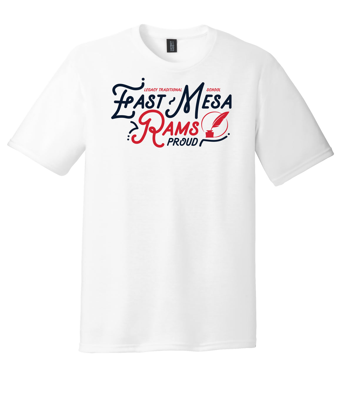 Legacy Traditional School East Mesa - White Spirit Day Shirt w/Quill