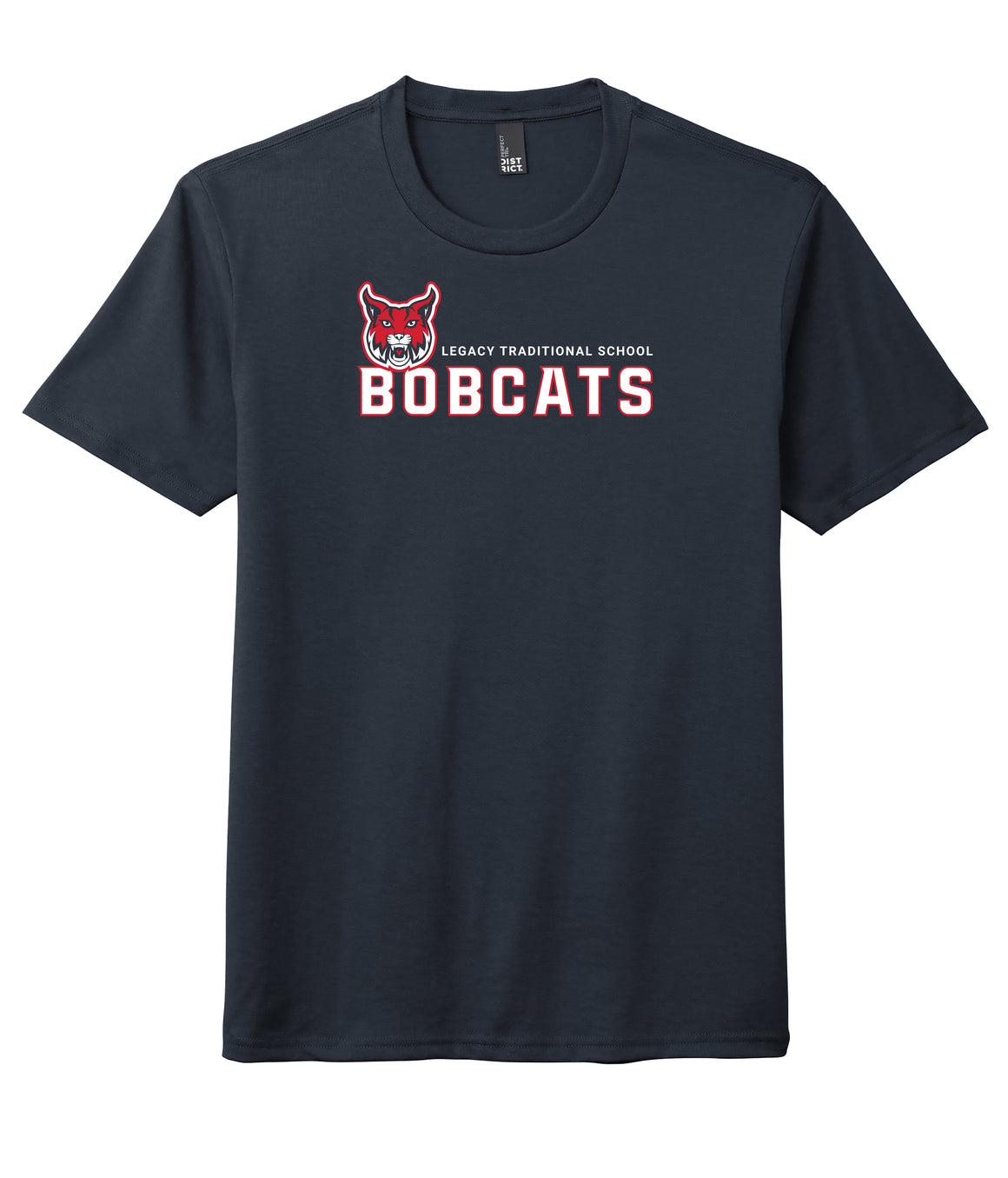 Legacy Traditional School East Tucson - Navy Spirit Day Shirt w/Mascot