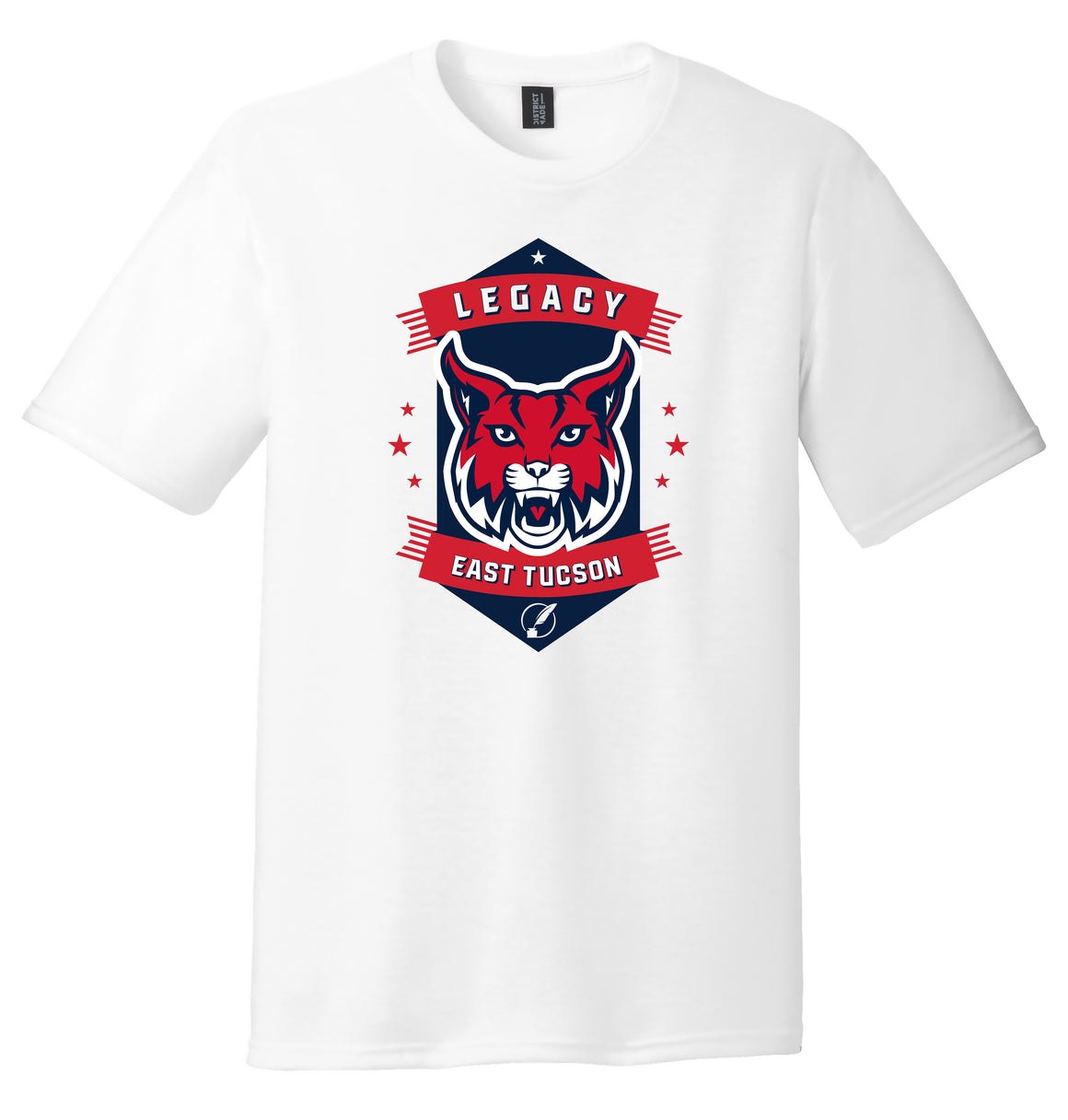 Legacy Traditional School East Tucson - White Spirit Day Shirt w/Mascot