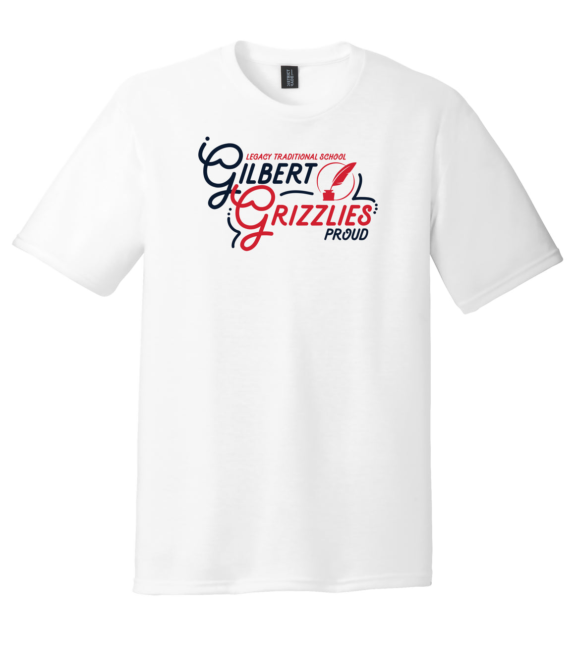 Legacy Traditional School Gilbert - White Spirit Day Shirt w/Quill