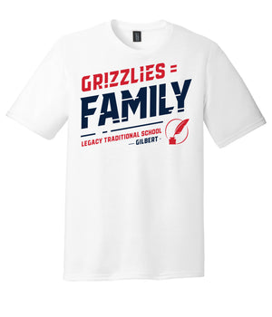 Legacy Traditional School Gilbert - White Spirit Day Shirt w/Family