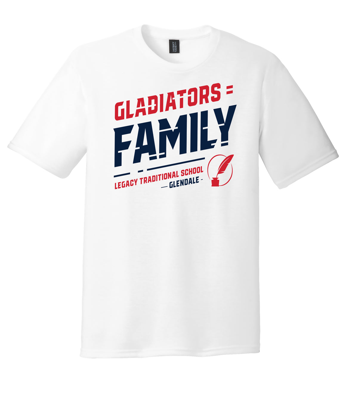 Legacy Traditional School Glendale - White Spirit Day Shirt w/Family