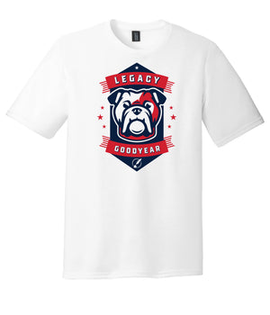 Legacy Traditional School Goodyear - White Spirit Day Shirt w/Mascot