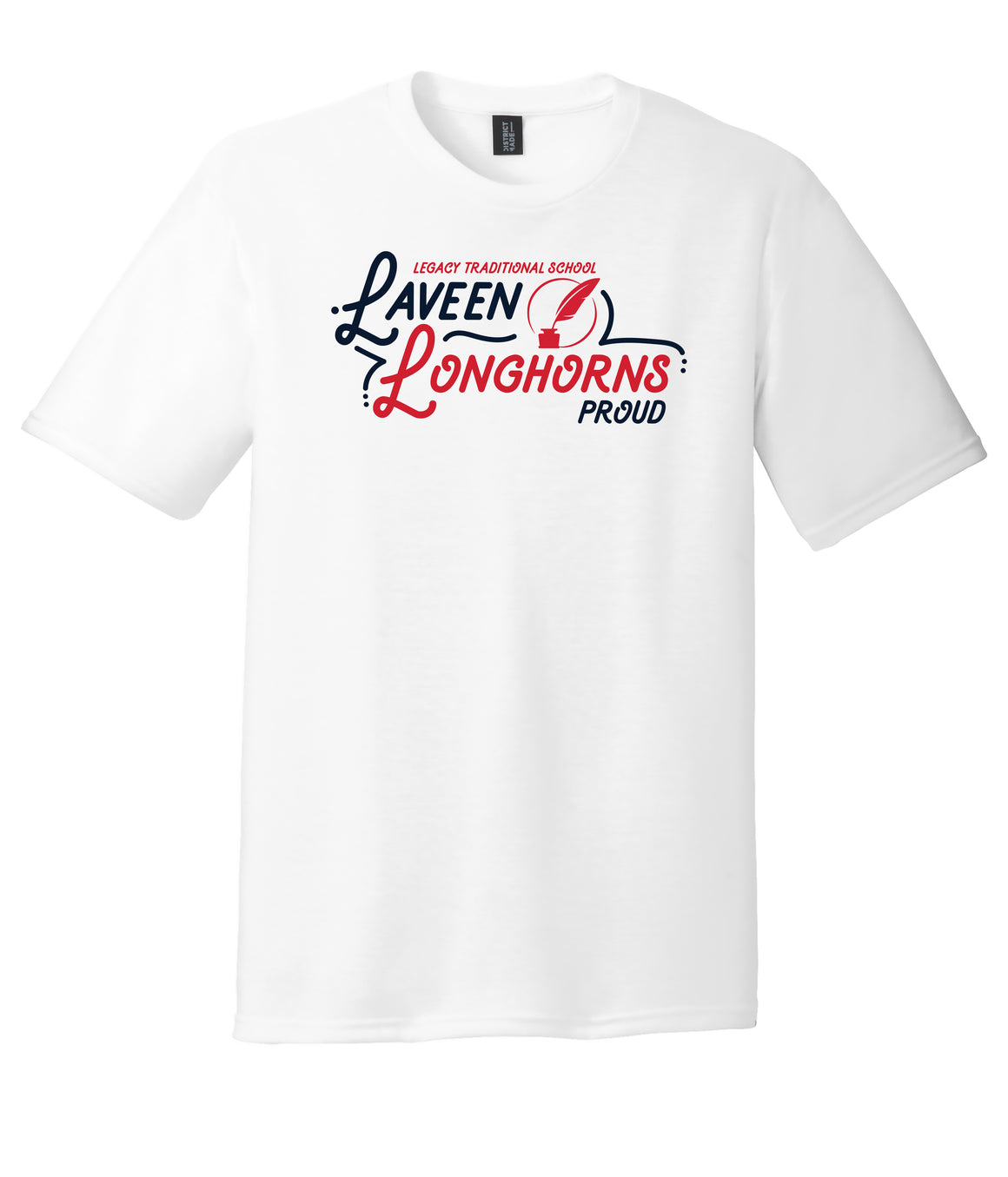 Legacy Traditional School Laveen - White Spirit Day Shirt w/Quill