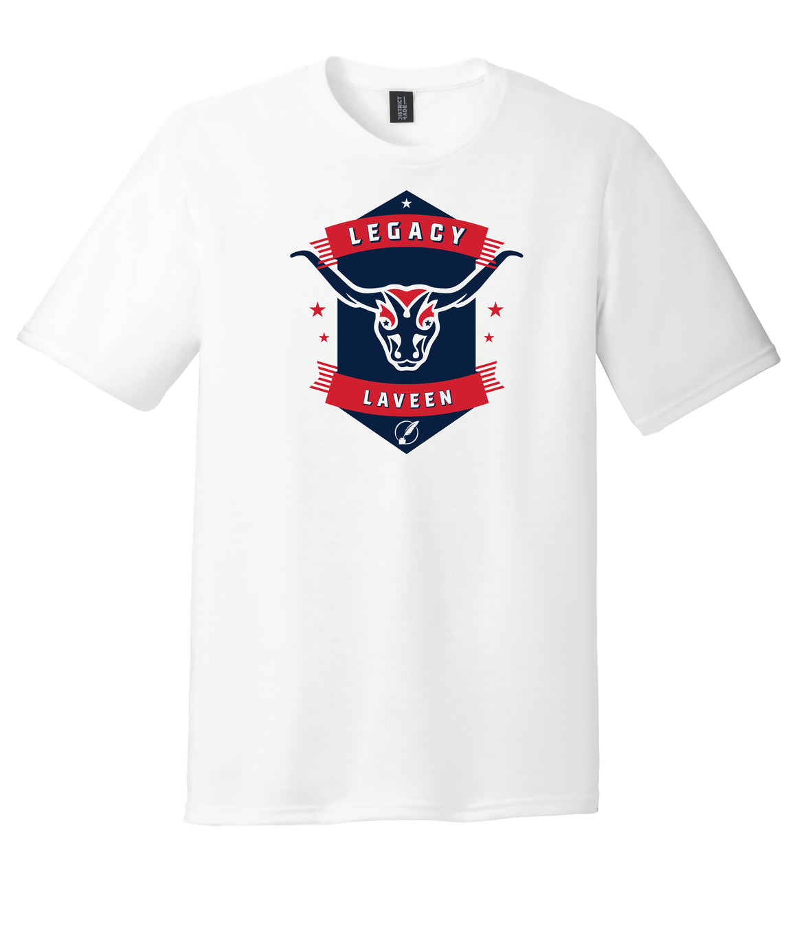 Legacy Traditional School Laveen - White Spirit Day Shirt w/Mascot
