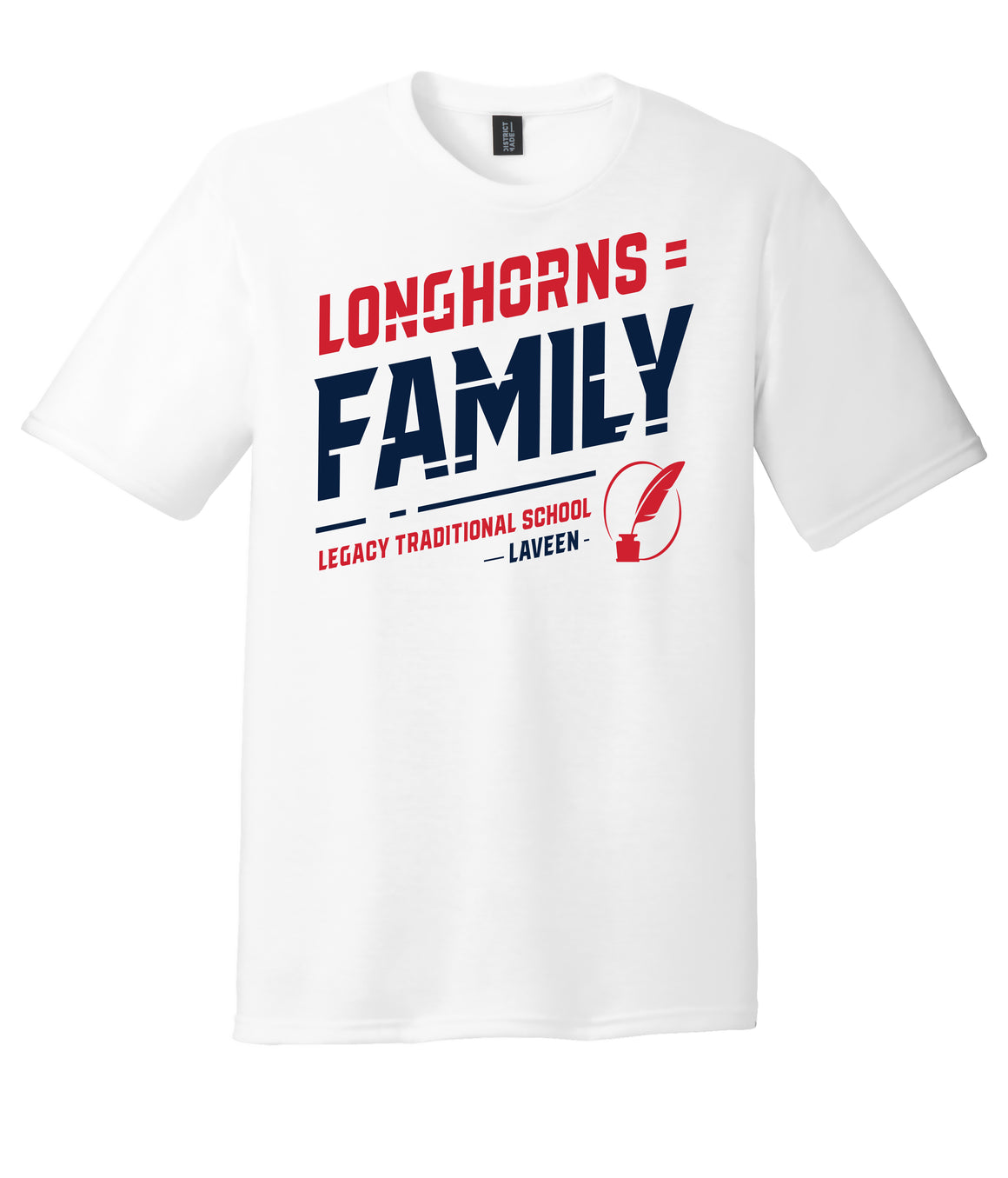 Legacy Traditional School Laveen - White Spirit Day Shirt w/Family