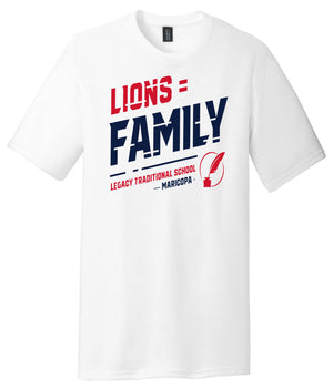 Legacy Traditional School Maricopa - White Spirit Wear Shirt w/ Family