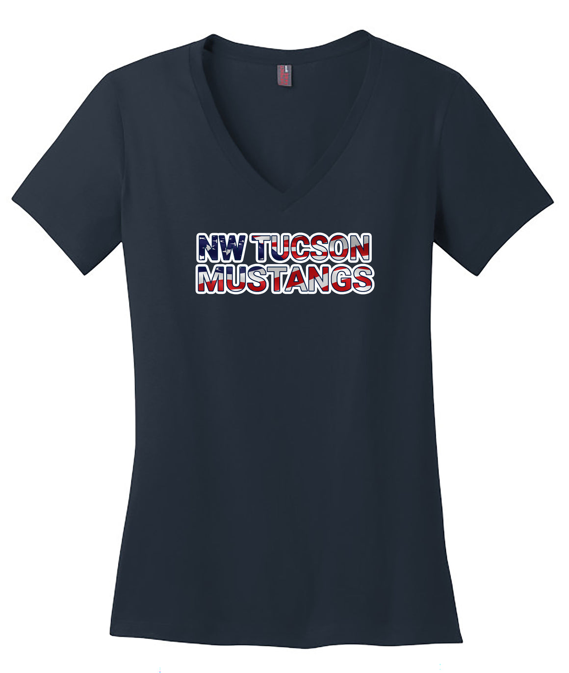 LTS NWT PTO V Neck - Flag Through Words
