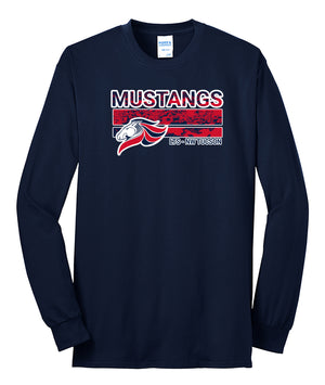 LTS NW Tucson PTO - Mustangs Blended Print Long Sleeve **Tall Size**
