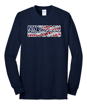 LTS NW Tucson PTO - Flag Through Words Long Sleeve **Tall Size**