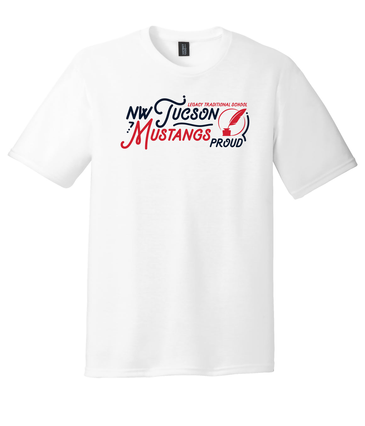 Legacy Traditional School NW Tucson - White Spirit Day Shirt w/Quill