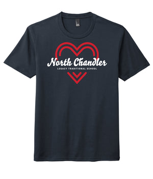 Legacy Traditional School North Chandler - Navy Spirit Day Shirt w/Heart