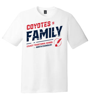 Legacy Traditional School North Chandler - White Spirit Day Shirt W/Family