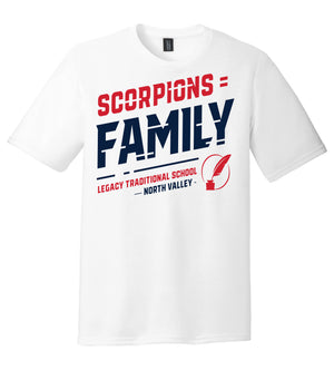 Legacy Traditional School North Valley - White Spirit Day Shirt w/Family