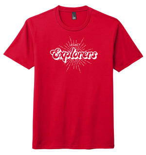 Legacy Online Academy - Retro Style Red Spirit Day Shirt