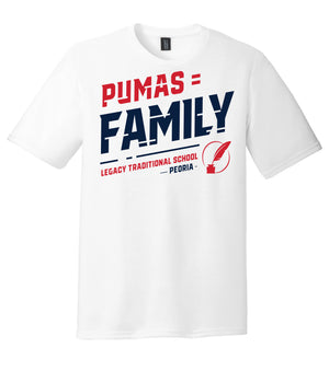 Legacy Traditional School Peoria - White Spirit Day Shirt w/Family