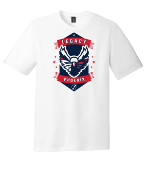 Legacy Traditional School Phoenix - White Spirit Day Shirt w/Mascot