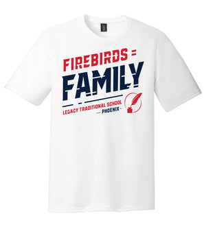Legacy Traditional School Phoenix - White Spirit Day Shirt W/Family