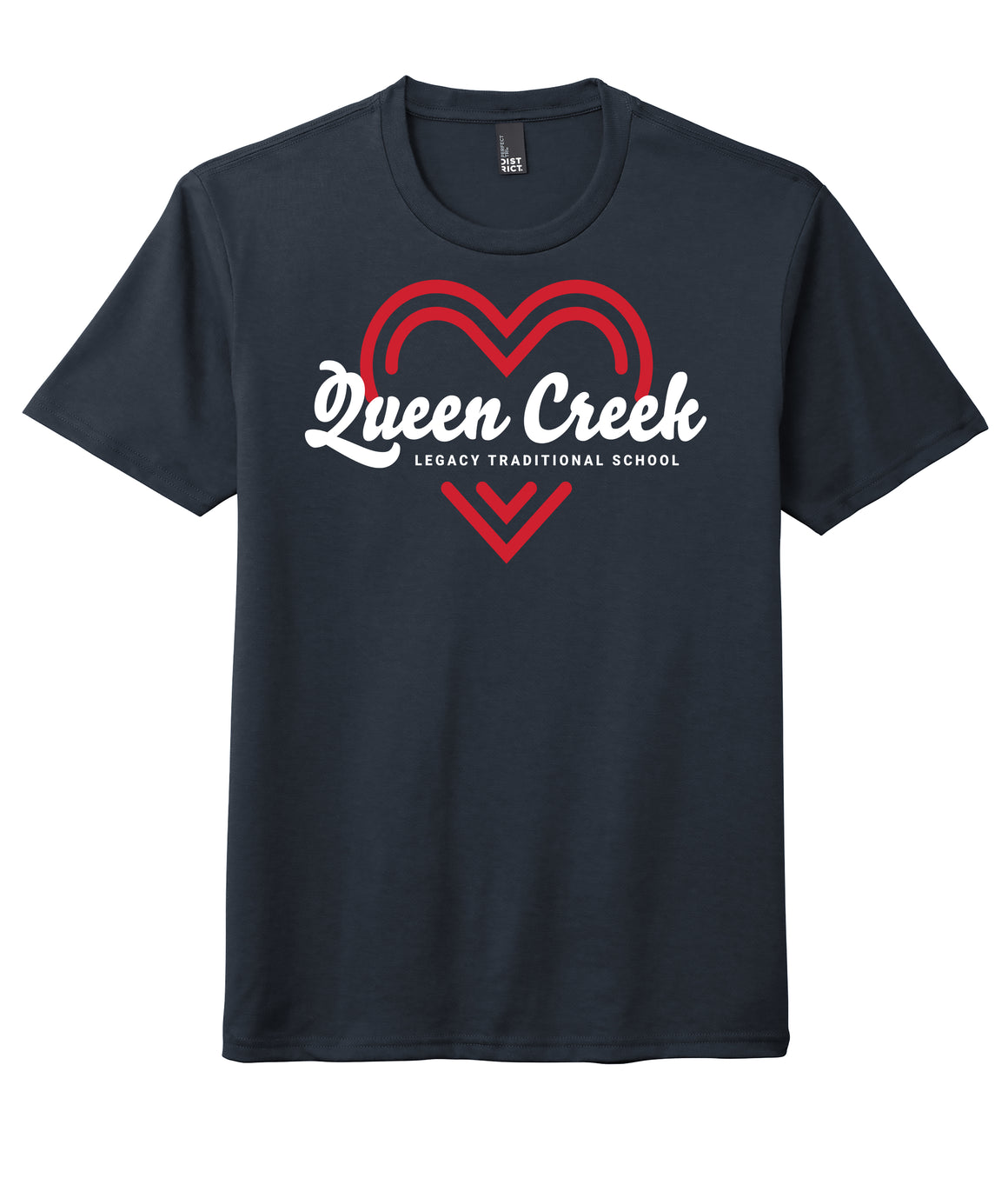 Legacy Traditional School Queen Creek - Navy Spirit Day Shirt W/Heart