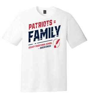 Legacy Traditional School Queen Creek - White Spirit Day Shirt w/Family