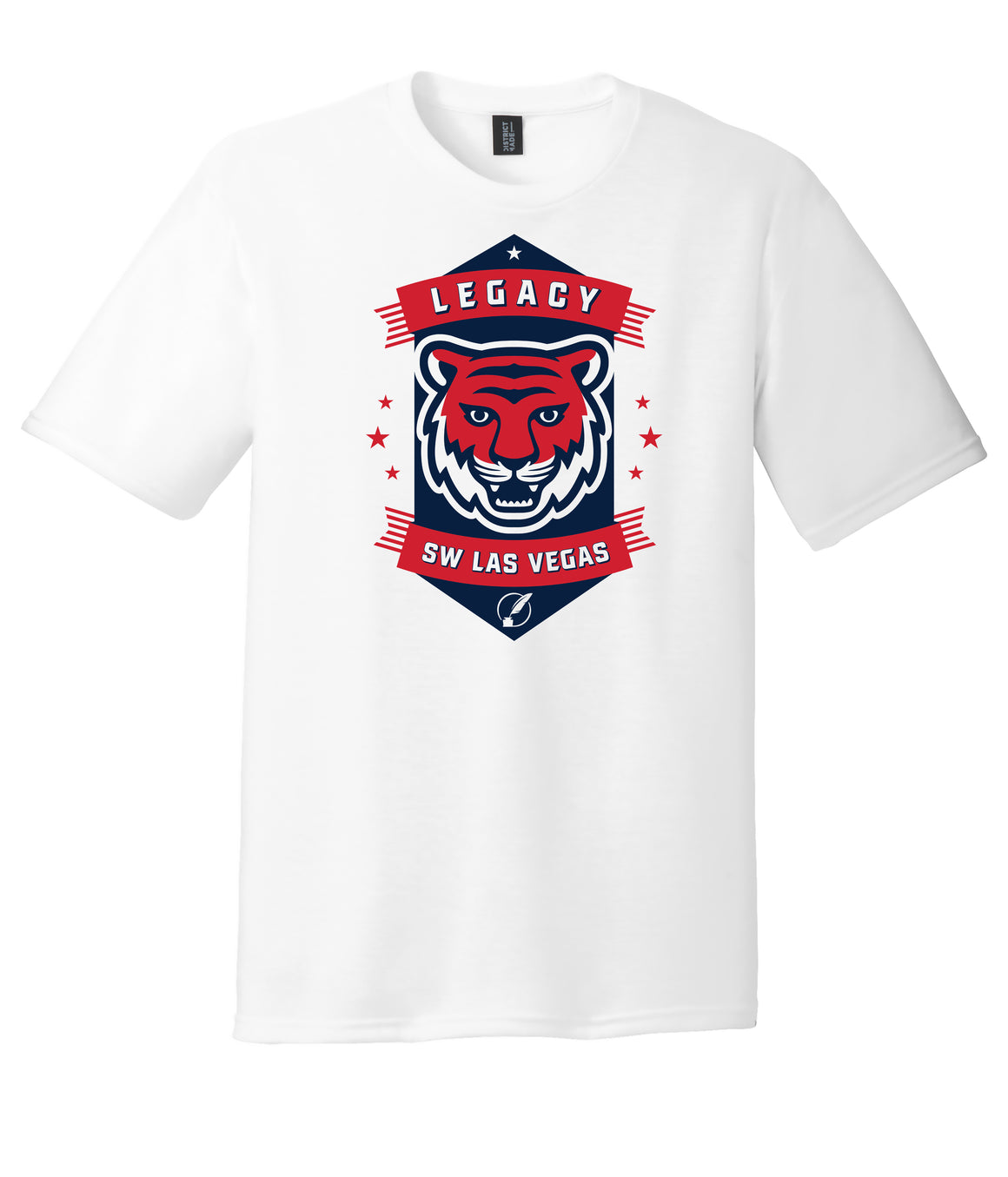 Legacy Traditional School SW Las Vegas - White Spirit Day Shirt w/Mascot