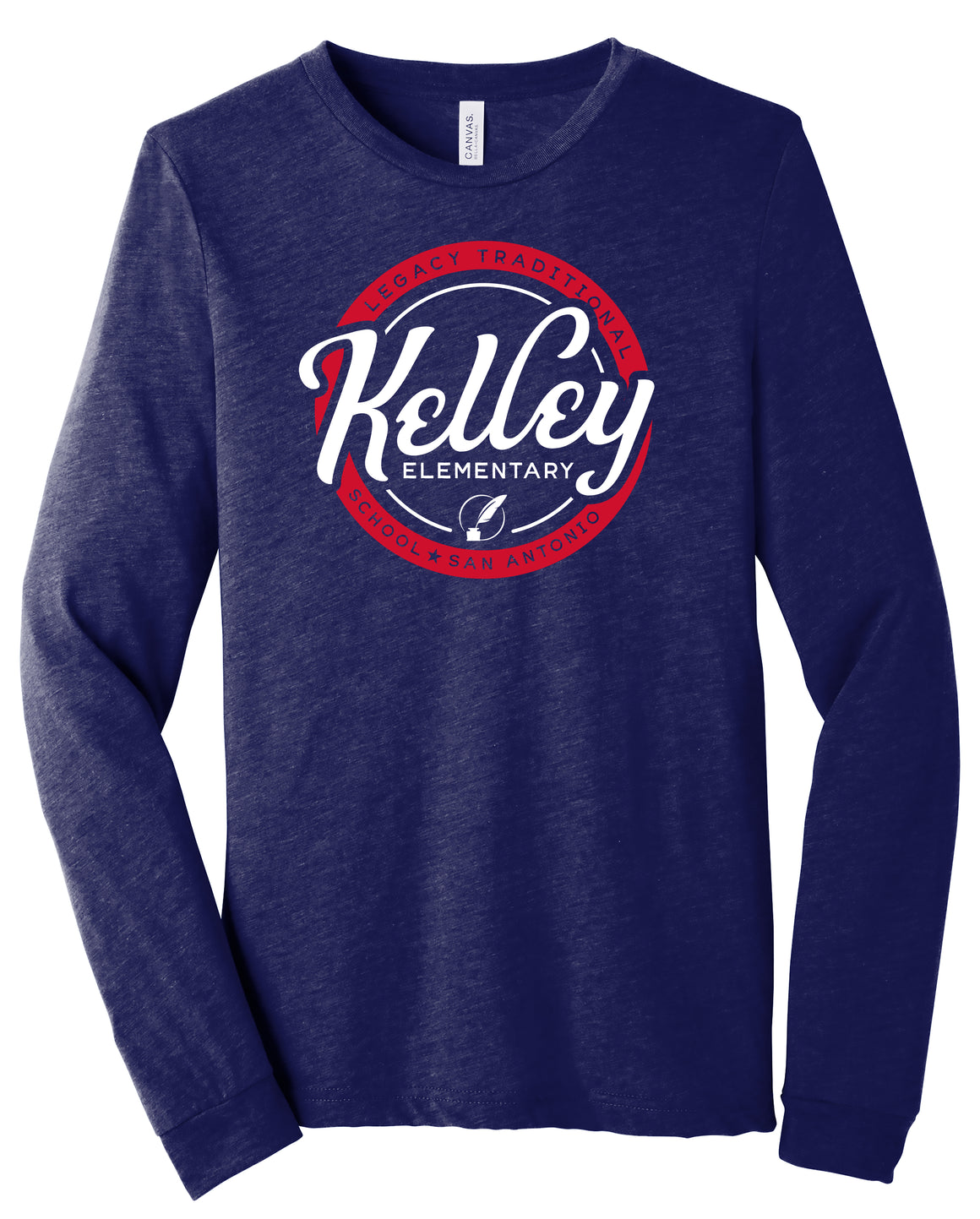 Legacy Traditional School Texas - Navy Kelly Long Sleeve Shirt