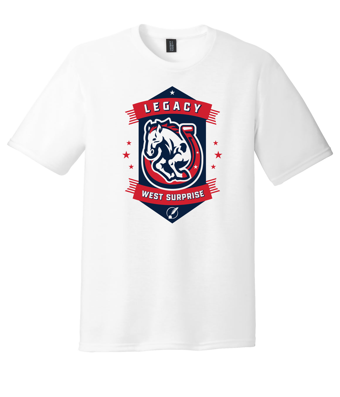 Legacy Traditional School West Surprise  - White Spirit Day Shirt w/Mascot